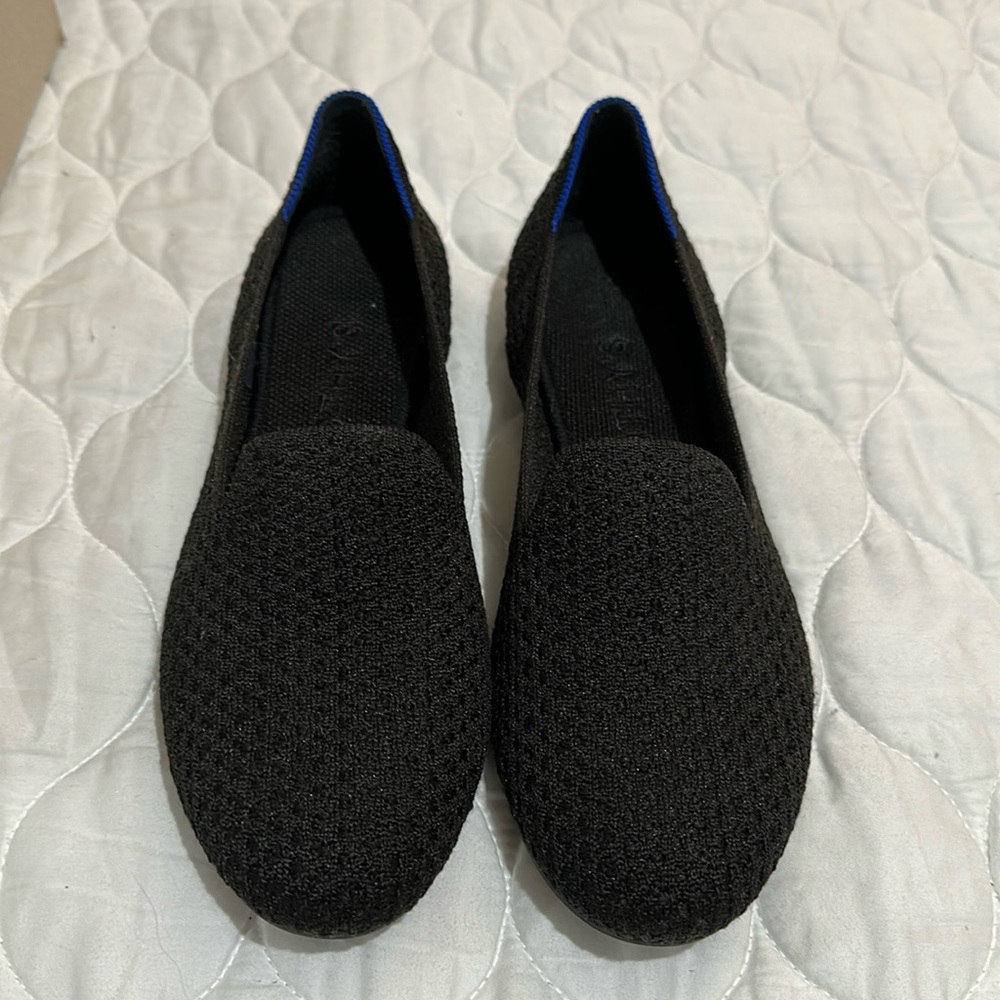 Rothy’s The Loafer: Black Honeycomb Size 9